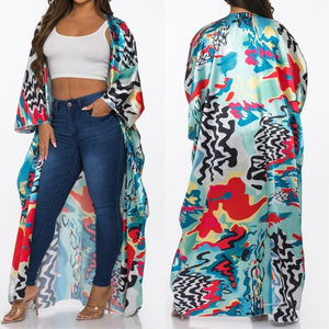 Multi-Print Kimono