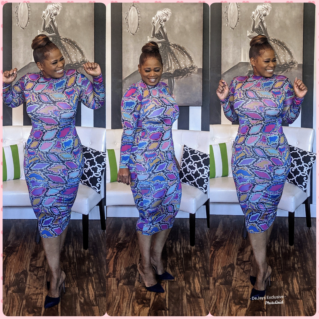 Confetti Print Dress
