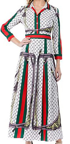 Chainbreaker Striped Dress