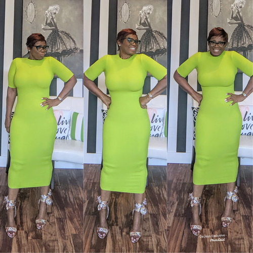 Lemon Lime Midi Dress