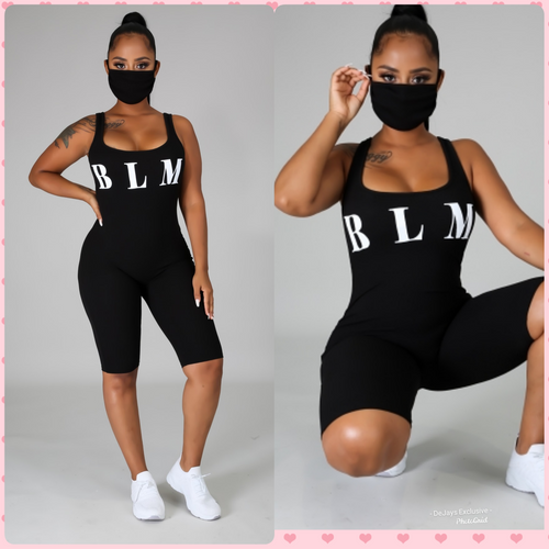 BLM Romper Set