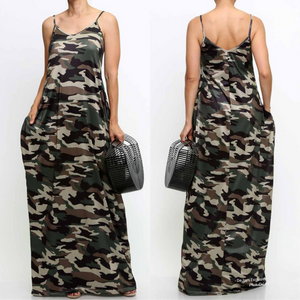 Camo Maxi Dress